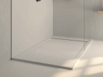 Receveur de douche caniveau, LIVRAISON RAPIDE EN 7-8 JOURS -  Extra plat, Largeur 100 à 200 cm x 70 à 90 cm, couleurs aux choix, Résine anti glissant PN24, finition ardoise